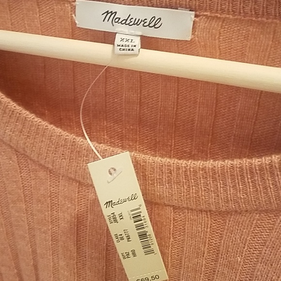 Madewell Merino Wool/ Alpaca Blend Sweater, NWT - Picture 3 of 4